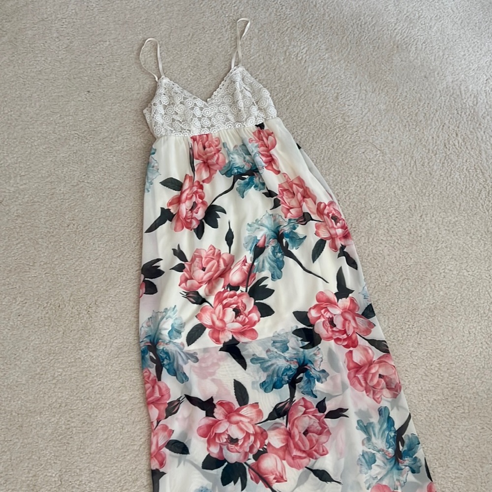 Floral maxi dress